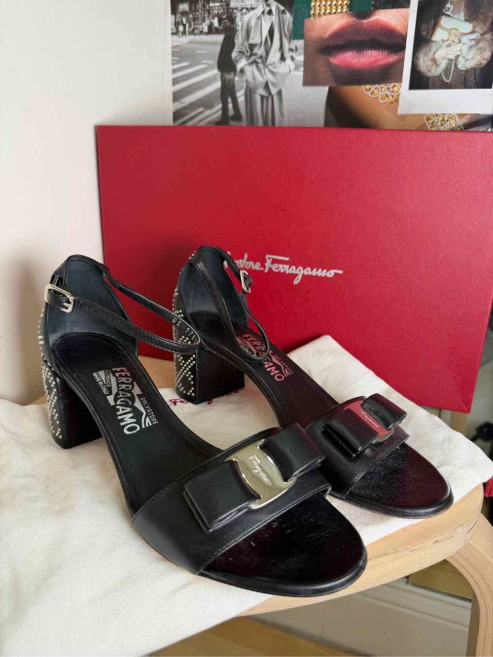 Salvatore Ferragamo Black Size 8 Shoes